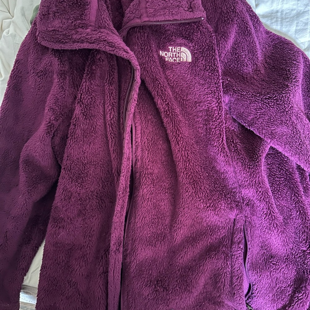 The North Face Women's Plush Purple Teddy Jacket
